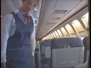 Flight attendant utomhus nudism 2